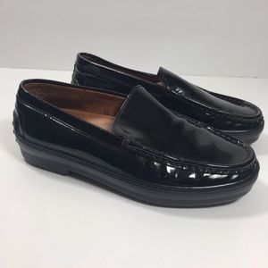 TODS Black Leather Driving Shoes